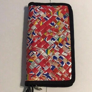 Half the Sky Rebagz Wristlet Recycled Juice Box
